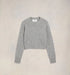 AMI PARIS Pull Col Rond Embroderie Ami Mens Apparel